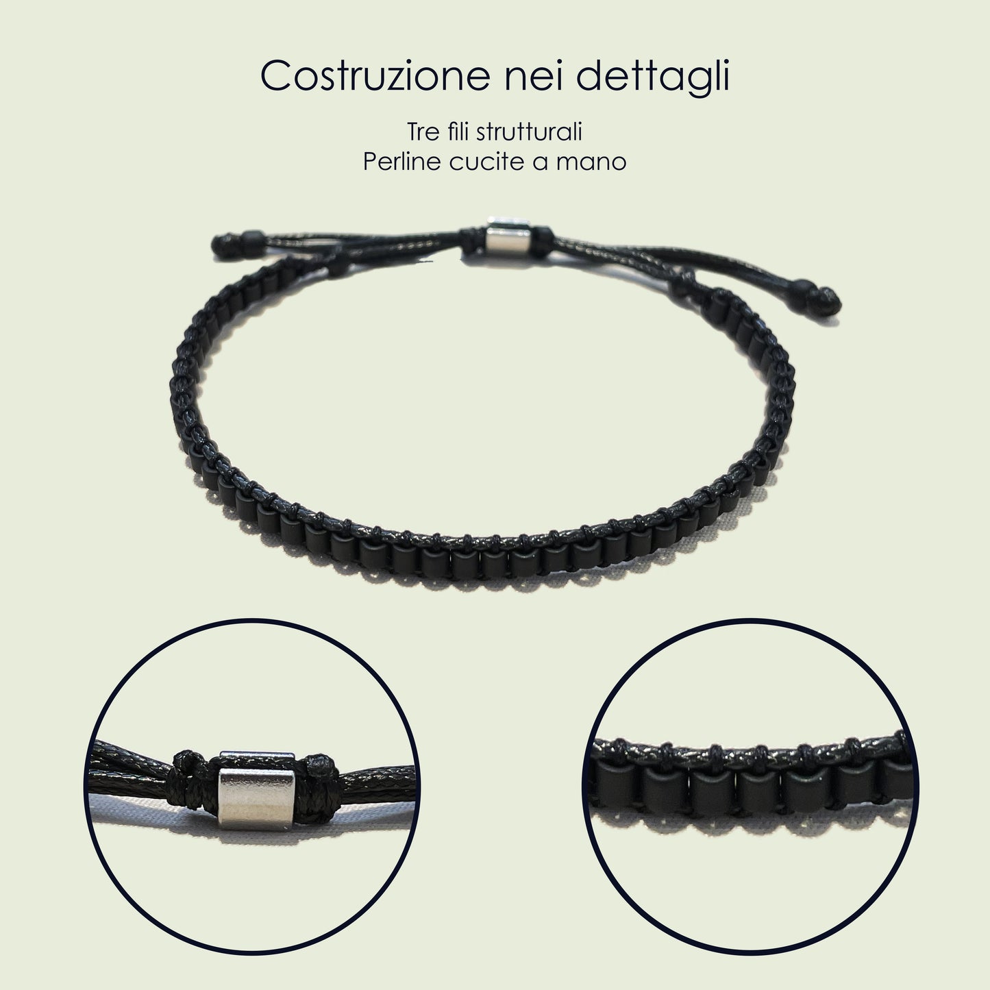 FINE. Bracciale Miyuki Strutturale