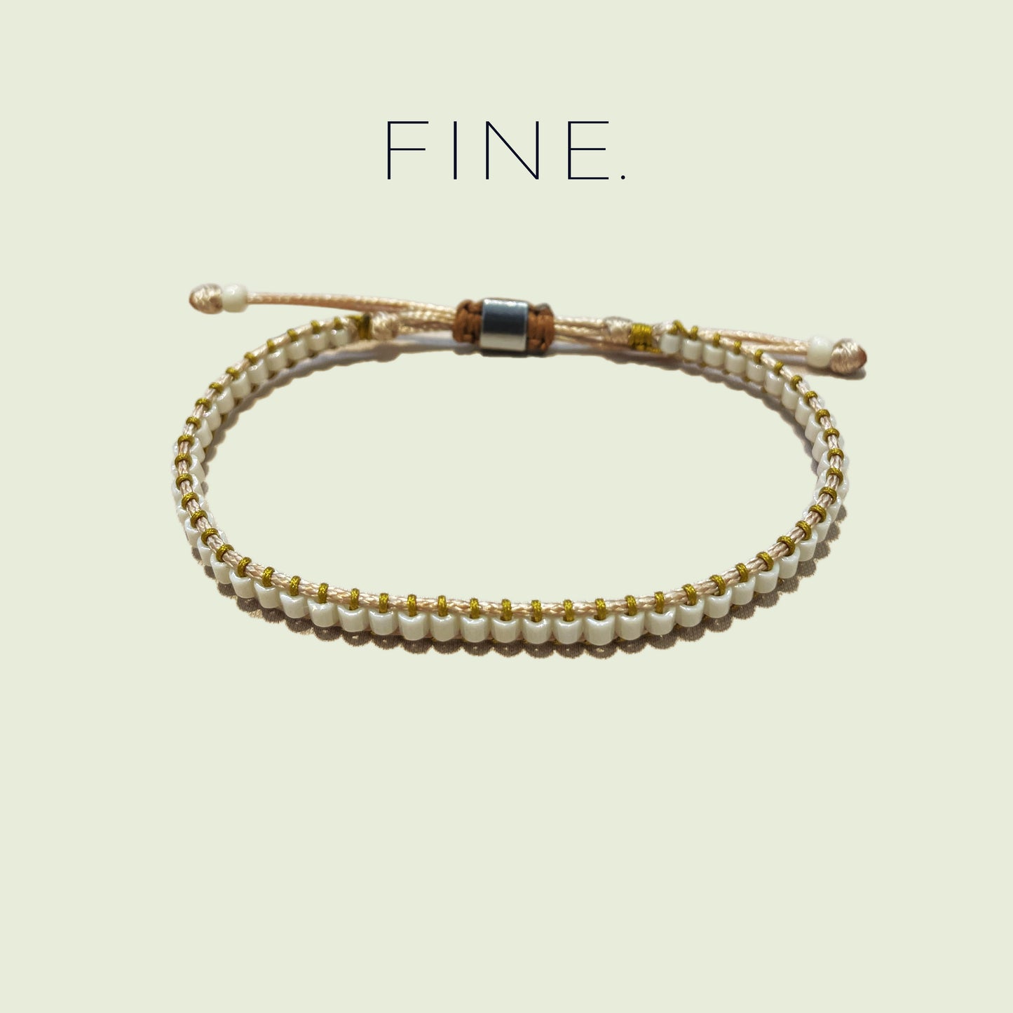 FINE. Bracciale Miyuki Strutturale