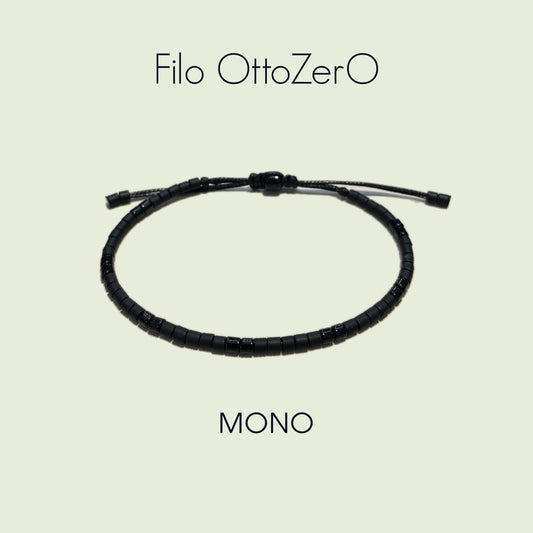 Bracciale minimal in perline Miyuki 8/0 Modello MONO