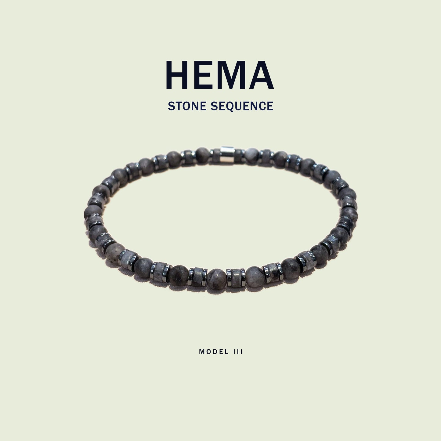 HEMA III - Bracciale pietre dure a Sequenza