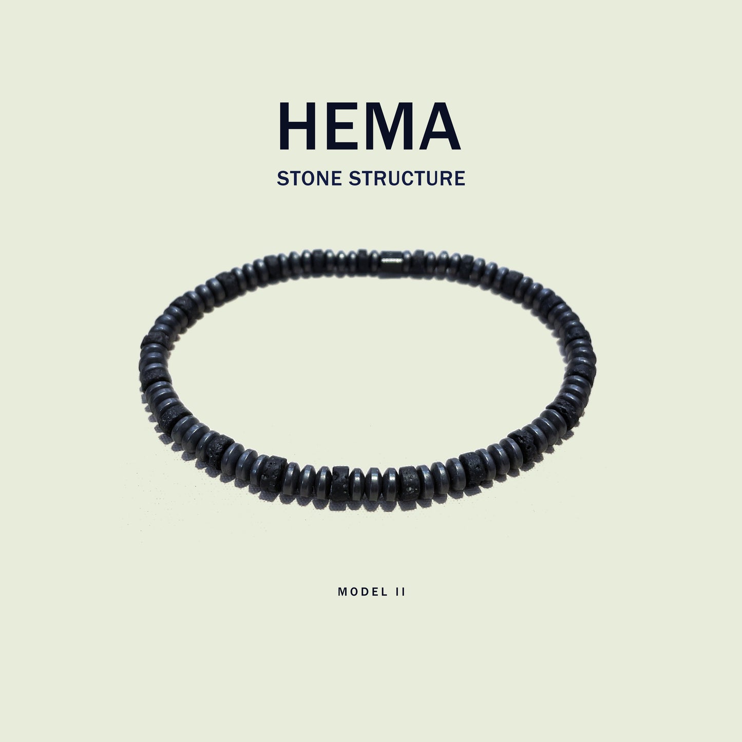 HEMA II - Bracciale Pietre Dure Strutturato