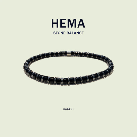 HEMA I - Bracciale Pietre Dure Bilanciato