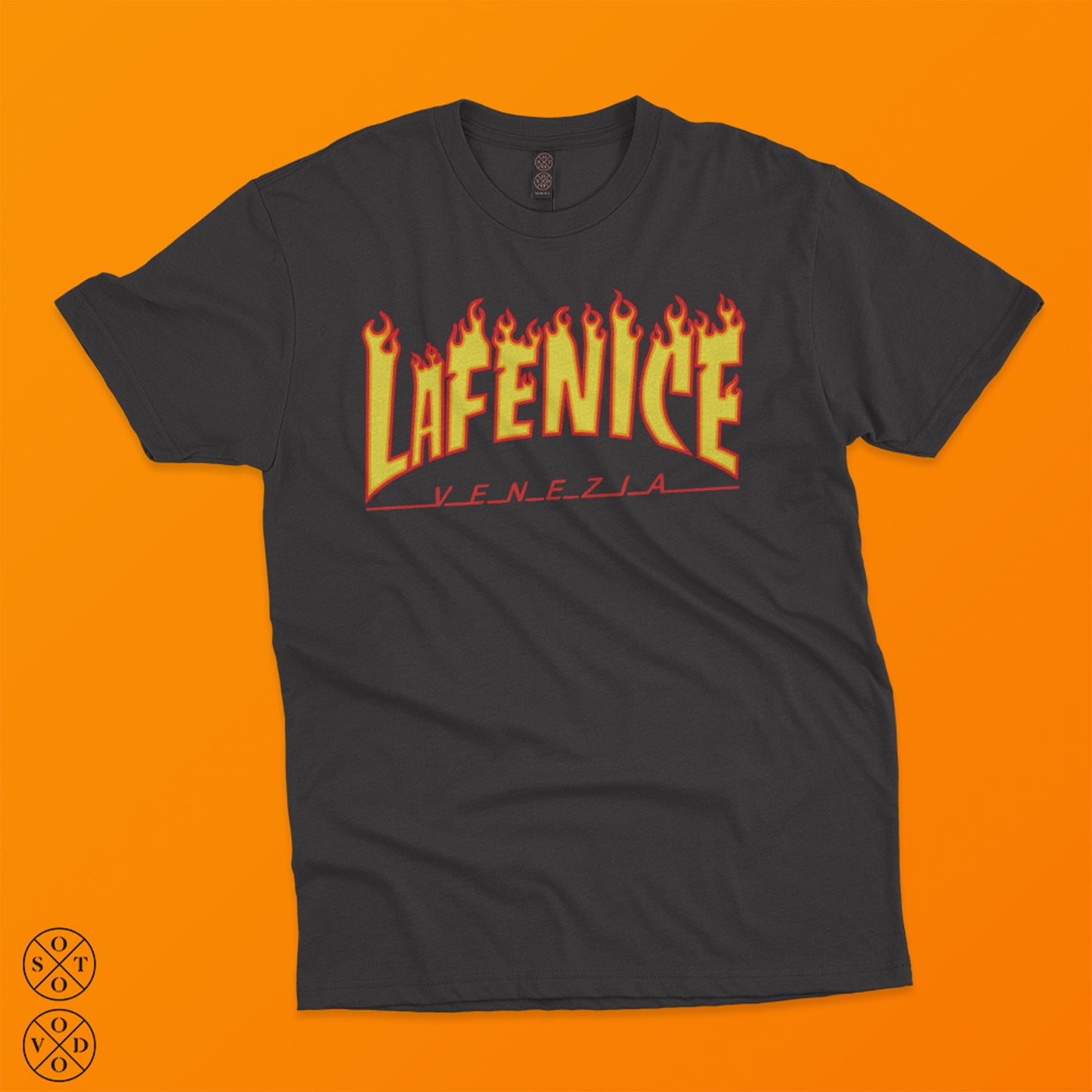 Tshirt nera "La Fenice"