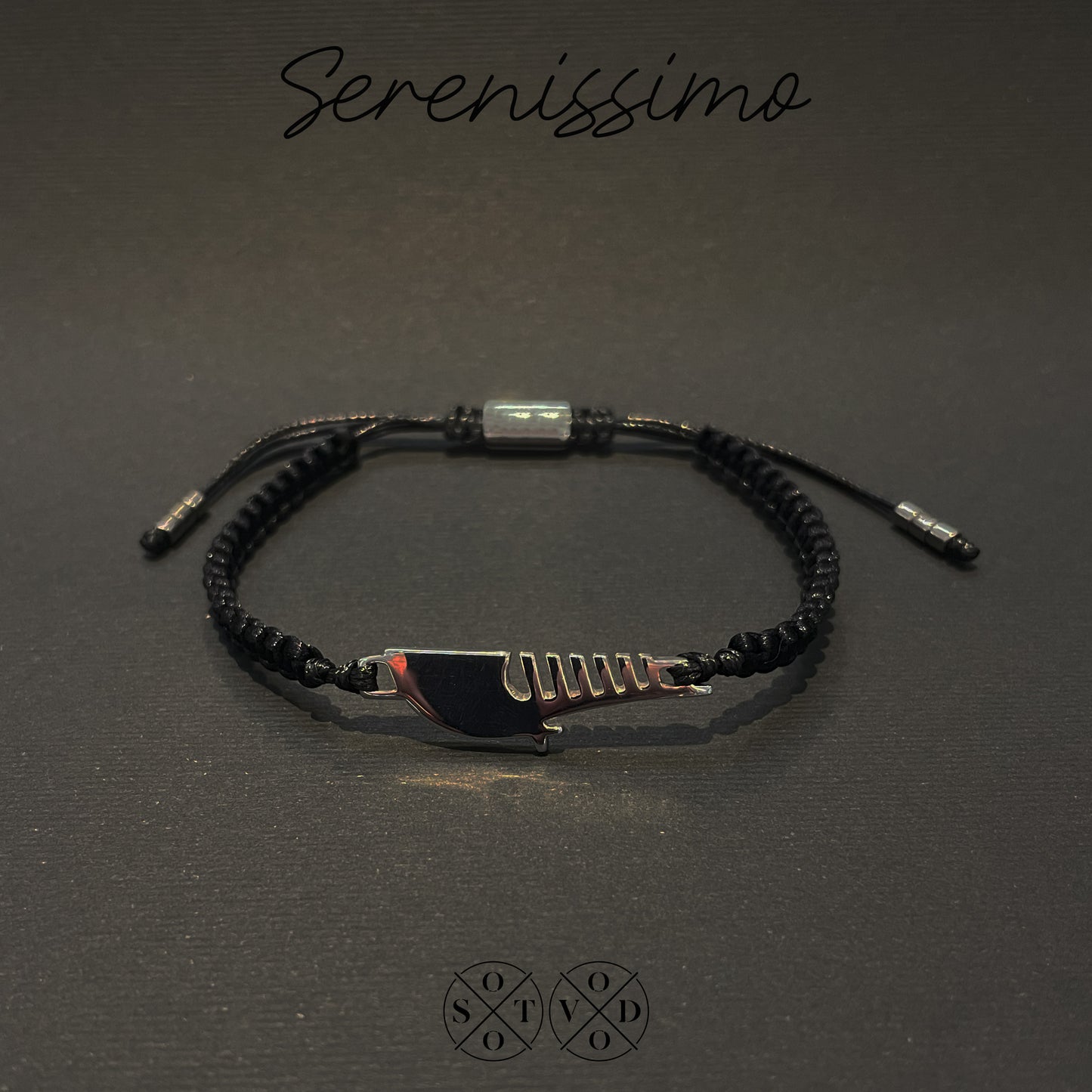 Bracciale "Serenissimo" nero