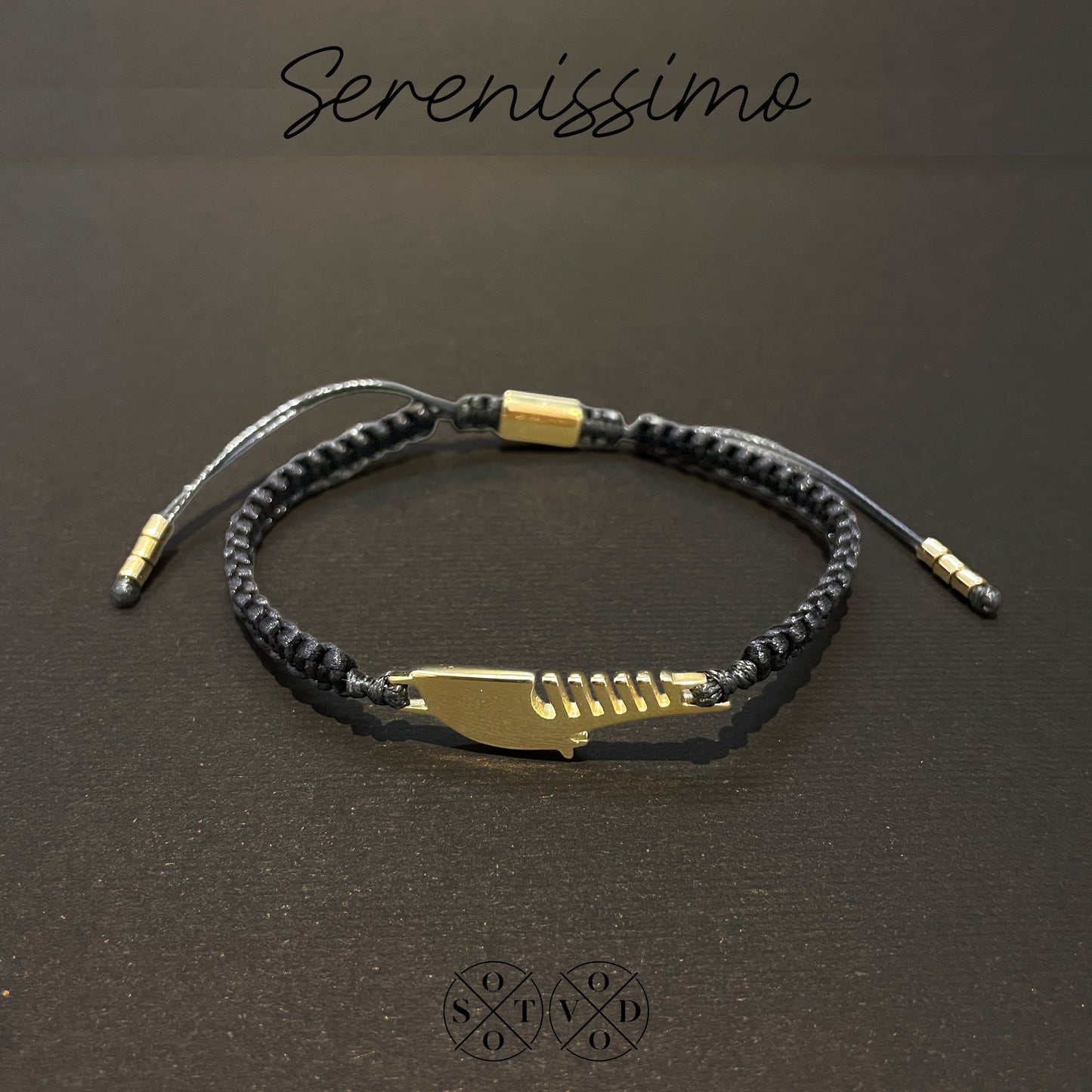 Bracciale "Serenissimo" nero