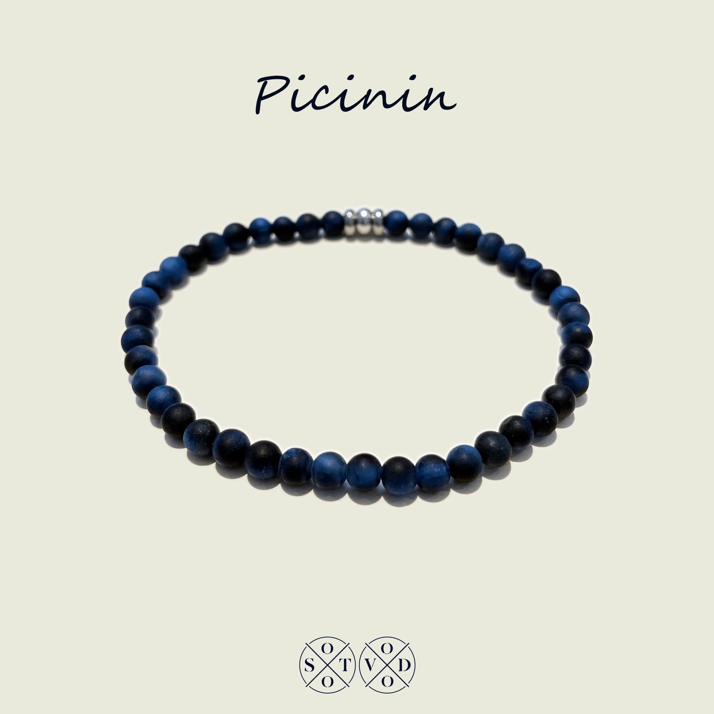 Picinin Tigre blu (4mm)